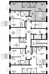 2-BD Apartment Sale, 56.8 sq. m. at Eko Bunino, prospekt Kuprina, 34к1, Sosenskoye Settlement, Moscow, Russia #4