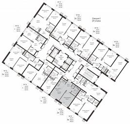 1-BD Apartment Sale, 37.95 sq. m. at Kvartal Rumyantsevo, ulitsa Admirala Kornilova, с1, Mosrentgen Settlement, Moscow, Russia #2