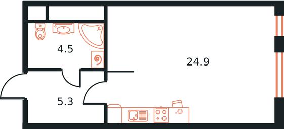 Apartment Sale, 34.7 sq. m. at West Tower, Aminyevskoye Highway, 6, Moscow, Russia #2 Apartment Sale, 34.7 sq. m. at West Tower, Aminyevskoye Highway, 6, Moscow, Russia #2