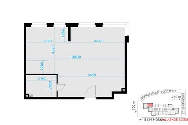 2-BD Apartment Sale, 54.6平方米 at Novaya Zvezda, Bachurinskaya ulitsa, 11, Settlement of Kommunarka, Moscow, Russia #3 2-BD Apartment Sale, 54.6平方米 at Novaya Zvezda, Bachurinskaya ulitsa, 11, Settlement of Kommunarka, Moscow, Russia #3