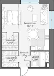 Apartment Sale, 49.6 sq. m. at Ilinka 3/8, Ilyinka Street, 3/8с4, Moscow, Russia #3
