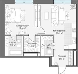 1-BD Apartment Sale, 67.4 sq. m. at Ilinka 3/8, Ilyinka Street, 3/8с4, Moscow, Russia #2 1-BD Apartment Sale, 67.4 sq. m. at Ilinka 3/8, Ilyinka Street, 3/8с4, Moscow, Russia #2