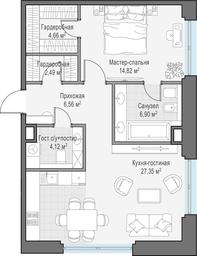 1-BD Apartment Sale, 65.2 sq. m. at Ilinka 3/8, Ilyinka Street, 3/8с4, Moscow, Russia #3 1-BD Apartment Sale, 65.2 sq. m. at Ilinka 3/8, Ilyinka Street, 3/8с4, Moscow, Russia #3