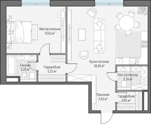1-BD Apartment Sale, 82.8平方米 at Ilinka 3/8, Ilyinka Street, 3/8с4, Moscow, Russia #2 1-BD Apartment Sale, 82.8平方米 at Ilinka 3/8, Ilyinka Street, 3/8с4, Moscow, Russia #2
