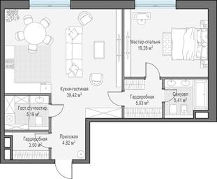 1-BD Apartment Sale, 82.5平方米 at Ilinka 3/8, Ilyinka Street, 3/8с4, Moscow, Russia #3 1-BD Apartment Sale, 82.5平方米 at Ilinka 3/8, Ilyinka Street, 3/8с4, Moscow, Russia #3