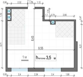 1-BD Apartment Sale, 69 sq. m. at Ilinka 3/8, Ilyinka Street, 3/8с4, Moscow, Russia #4
