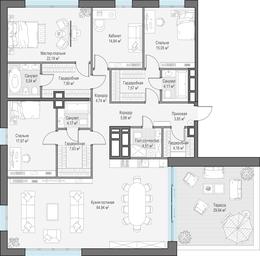 Продажа 2-комн. квартиры, 227,8 м² в ЖК «Сервисные резиденции в клубных особняках «Ильинка 3/8»», улица Ильинка, 3/8с4, Москва, Россия #2