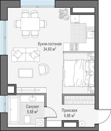 Apartment Sale, 47.7 sq. m. at Ilinka 3/8, Ilyinka Street, 3/8с4, Moscow, Russia #2 Apartment Sale, 47.7 sq. m. at Ilinka 3/8, Ilyinka Street, 3/8с4, Moscow, Russia #2
