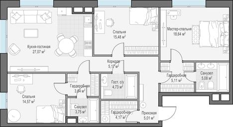 Продажа 2-комн. квартиры, 112,4 м² в ЖК «Сервисные резиденции в клубных особняках «Ильинка 3/8»», улица Ильинка, 3/8с4, Москва, Россия #3 Продажа 2-комн. квартиры, 112,4 м² в ЖК «Сервисные резиденции в клубных особняках «Ильинка 3/8»», улица Ильинка, 3/8с4, Москва, Россия #3