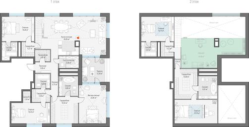 4-BD Apartment Sale, 271.9平方米 at Ilinka 3/8, Ilyinka Street, 3/8с4, Moscow, Russia #4