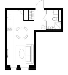 Apartment Sale, 26.6平方米 at Pervyi Moskovskiy, ulitsa Bianki, 1, Moskovskiy, Moscow, Russia #4