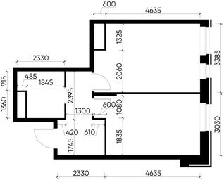 Apartment Sale, 43.1 sq. m. at Pervyi Moskovskiy, ulitsa Bianki, 1, Moskovskiy, Moscow, Russia #3 Apartment Sale, 43.1 sq. m. at Pervyi Moskovskiy, ulitsa Bianki, 1, Moskovskiy, Moscow, Russia #3
