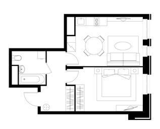 Apartment Sale, 43.1 sq. m. at Pervyi Moskovskiy, ulitsa Bianki, 1, Moskovskiy, Moscow, Russia #4