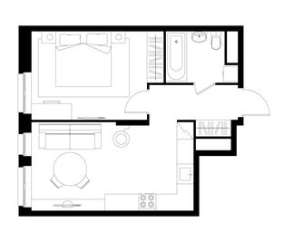 Apartment Sale, 42.3 sq. m. at Pervyi Moskovskiy, ulitsa Bianki, 1, Moskovskiy, Moscow, Russia #4