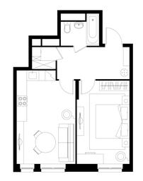 Apartment Sale, 47.3 sq. m. at Pervyi Moskovskiy, ulitsa Bianki, 1, Moskovskiy, Moscow, Russia #4