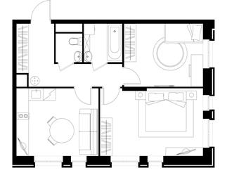 2-BD Apartment Sale, 56.7平方米 at Pervyi Moskovskiy, ulitsa Bianki, 1, Moskovskiy, Moscow, Russia #4