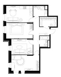 3-BD Apartment Sale, 86.7平方米 at Pervyi Moskovskiy, ulitsa Bianki, 1, Moskovskiy, Moscow, Russia #4