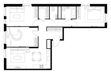 3-BD Apartment Sale, 85.4 sq. m. at Pervyi Moskovskiy, ulitsa Bianki, 1, Moskovskiy, Moscow, Russia #4