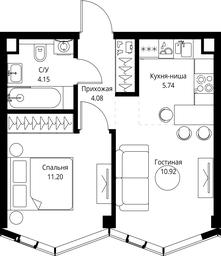 1-BD Apartment Sale, 36.09平方米 at MIRA, Mira Avenue, Moscow, Russia #3 1-BD Apartment Sale, 36.09平方米 at MIRA, Mira Avenue, Moscow, Russia #3
