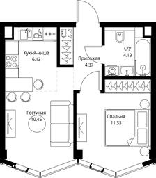 1-BD Apartment Sale, 36.47平方米 at MIRA, Mira Avenue, Moscow, Russia #2 1-BD Apartment Sale, 36.47平方米 at MIRA, Mira Avenue, Moscow, Russia #2