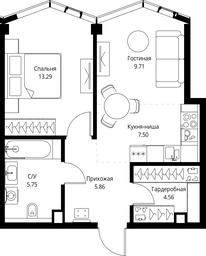 1-BD Apartment Sale, 46.67平方米 at MIRA, Mira Avenue, Moscow, Russia #2 1-BD Apartment Sale, 46.67平方米 at MIRA, Mira Avenue, Moscow, Russia #2