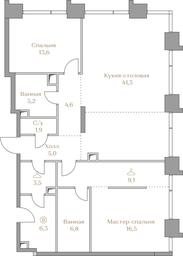 3-BD Apartment Sale, 131 sq. m. at Luzhniki Collection, Luzhnetskaya Embankment, 2/4с17, Moscow, Russia #2 3-BD Apartment Sale, 131 sq. m. at Luzhniki Collection, Luzhnetskaya Embankment, 2/4с17, Moscow, Russia #2