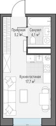 Apartment Sale, 27 sq. m. at West Garden, Minskaya Street, 1Вс1, Moscow, Russia #2 Apartment Sale, 27 sq. m. at West Garden, Minskaya Street, 1Вс1, Moscow, Russia #2