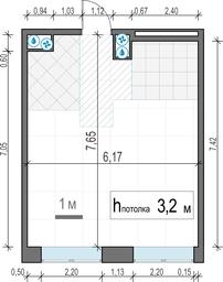 1-BD Apartment Sale, 44.5 sq. m. at West Garden, Minskaya Street, 1Вс1, Moscow, Russia #3 1-BD Apartment Sale, 44.5 sq. m. at West Garden, Minskaya Street, 1Вс1, Moscow, Russia #3