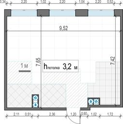 1-BD Apartment Sale, 68.9 sq. m. at West Garden, Minskaya Street, 1Вс1, Moscow, Russia #3