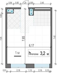 1-BD Apartment Sale, 44.5 sq. m. at West Garden, Minskaya Street, 1Вс1, Moscow, Russia #3