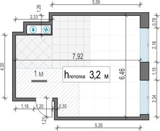 1-BD Apartment Sale, 44.1 sq. m. at West Garden, Minskaya Street, 1Вс1, Moscow, Russia #3