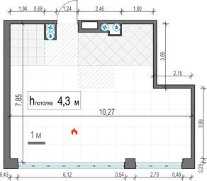 1-BD Apartment Sale, 69.6平方米 at West Garden, Minskaya Street, 1Вс1, Moscow, Russia #3
