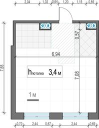 1-BD Apartment Sale, 51 sq. m. at West Garden, Minskaya Street, 1Вс1, Moscow, Russia #3