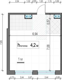 1-BD Apartment Sale, 52.4 sq. m. at West Garden, Minskaya Street, 1Вс1, Moscow, Russia #3