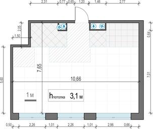 1-BD Apartment Sale, 75.1平方米 at West Garden, Minskaya Street, 1Вс1, Moscow, Russia #3