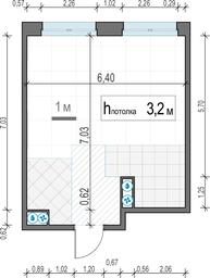 1-BD Apartment Sale, 44.5 sq. m. at West Garden, Minskaya Street, 1Вс1, Moscow, Russia #3 1-BD Apartment Sale, 44.5 sq. m. at West Garden, Minskaya Street, 1Вс1, Moscow, Russia #3