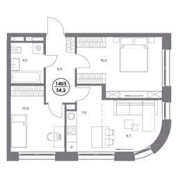 3-BD Apartment Sale, 54.2平方米 at Admiral, Shosseynaya Street, 4А, Moscow, Russia #3 3-BD Apartment Sale, 54.2平方米 at Admiral, Shosseynaya Street, 4А, Moscow, Russia #3