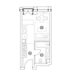 Apartment Sale, 22.9平方米 at Emotion, 2nd Silikatny Drive, 8, Moscow, Russia #2 Apartment Sale, 22.9平方米 at Emotion, 2nd Silikatny Drive, 8, Moscow, Russia #2