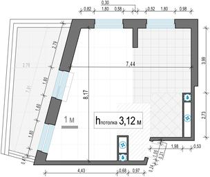 2-BD Apartment Sale, 63.3 sq. m. at KutuzovGRAD I, Ryabinovaya Street, 3к1, Moscow, Russia #2