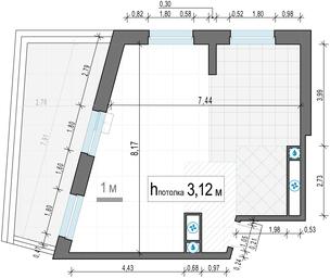 2-BD Apartment Sale, 63.3 sq. m. at KutuzovGRAD I, Ryabinovaya Street, 3к1, Moscow, Russia #3
