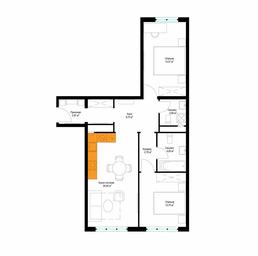 2-BD Apartment Sale, 65.6 sq. m. at Eko Vidnoe 2.0, kvartal Tsentralny, 1, Kupelinka Subdistrict, derevnya Sapronovo, Leninskiy City District, Moscow Region, Russia #2