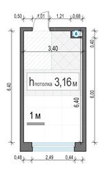 Apartment Sale, 21平方米 at Belyi Grad, Tsentralnaya Street, 1, Mytischi, Moscow Region, Russia #3 Apartment Sale, 21平方米 at Belyi Grad, Tsentralnaya Street, 1, Mytischi, Moscow Region, Russia #3