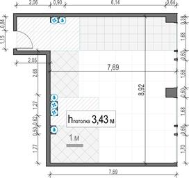 1-BD Apartment Sale, 69.6 sq. m. at Life Time, Sergeya Makeyeva Street, вл11/9с1-10, Moscow, Russia #4