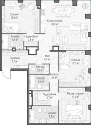 2-BD Apartment Sale, 139 sq. m. at Life Time, Sergeya Makeyeva Street, вл11/9с1-10, Moscow, Russia #2