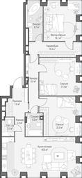 4-BD Apartment Sale, 148.5平方米 at Life Time, Sergeya Makeyeva Street, вл11/9с1-10, Moscow, Russia #2 4-BD Apartment Sale, 148.5平方米 at Life Time, Sergeya Makeyeva Street, вл11/9с1-10, Moscow, Russia #2