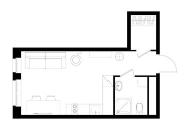 Apartment Sale, 27.6 sq. m. at Pervyi Moskovskiy, ulitsa Bianki, 1, Moskovskiy, Moscow, Russia #4