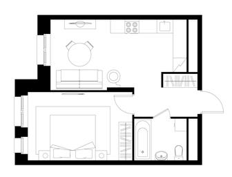 Apartment Sale, 40.2 sq. m. at Pervyi Moskovskiy, ulitsa Bianki, 1, Moskovskiy, Moscow, Russia #3