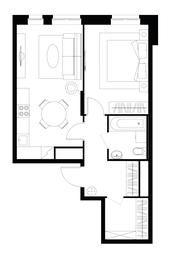 Apartment Sale, 48.1平方米 at Pervyi Moskovskiy, ulitsa Bianki, 1, Moskovskiy, Moscow, Russia #4