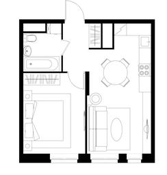 Apartment Sale, 39.2 sq. m. at Pervyi Moskovskiy, ulitsa Bianki, 1, Moskovskiy, Moscow, Russia #4