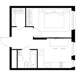 Apartment Sale, 34.8 sq. m. at Pervyi Moskovskiy, ulitsa Bianki, 1, Moskovskiy, Moscow, Russia #4